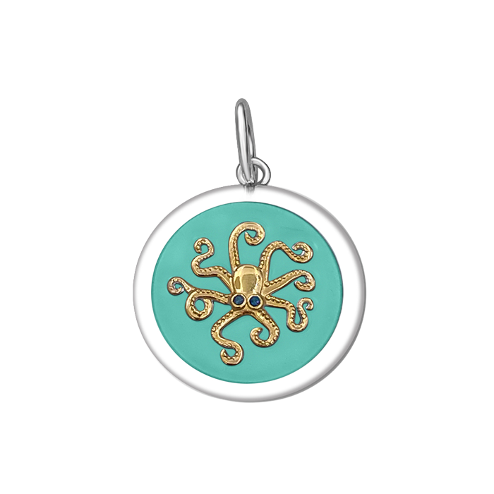 Octopus Gold Pendant