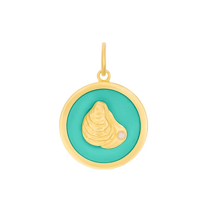 Oyster Pendant All Gold