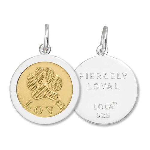 Paw Print Pendant on