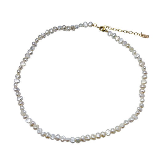 Pearl "Nugget" Choker Gold