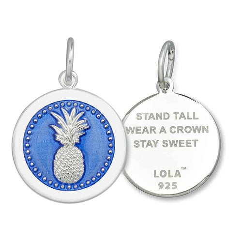 Pineapple Silver Pendant