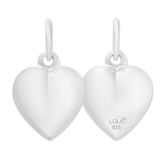 Puffy Heart Silver