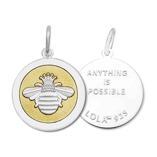 Queen Bee Silver Pendant