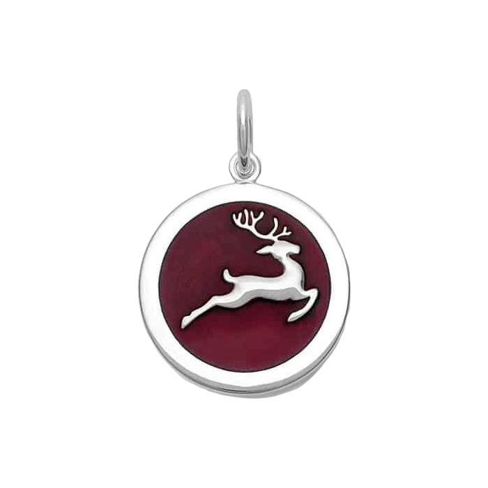 Reindeer Silver Pendant