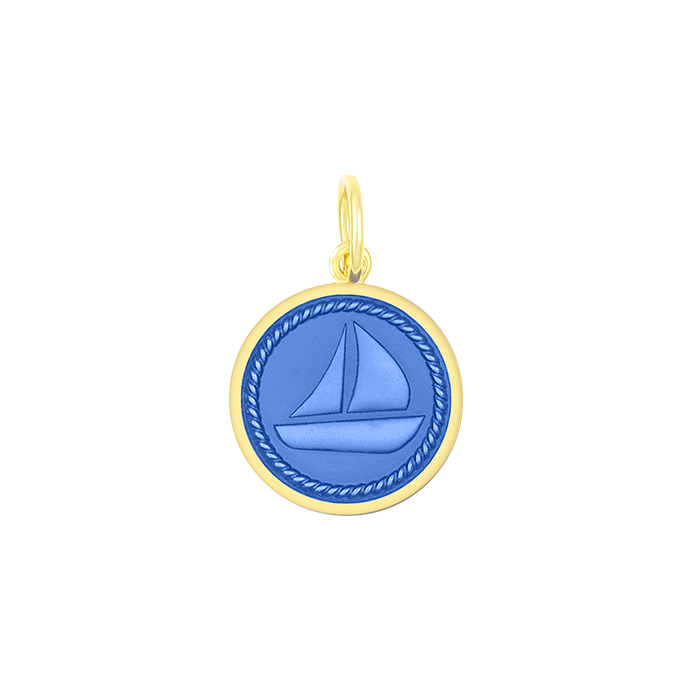 Sailboat Pendant All Gold