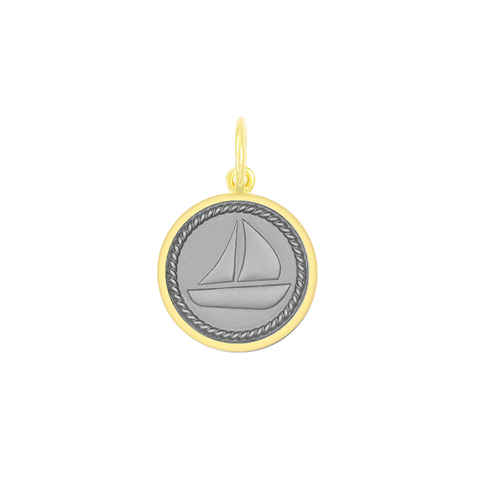 Sailboat Pendant All Gold