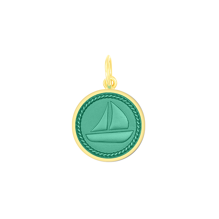 Sailboat Pendant All Gold