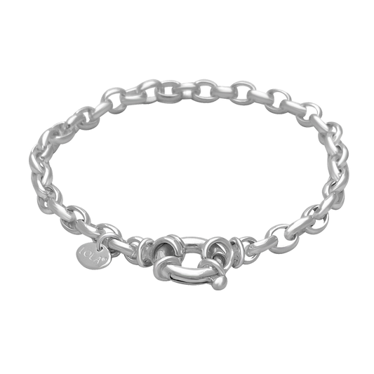 Rolo Bracelet Silver 5.0mm 7.5 Inch