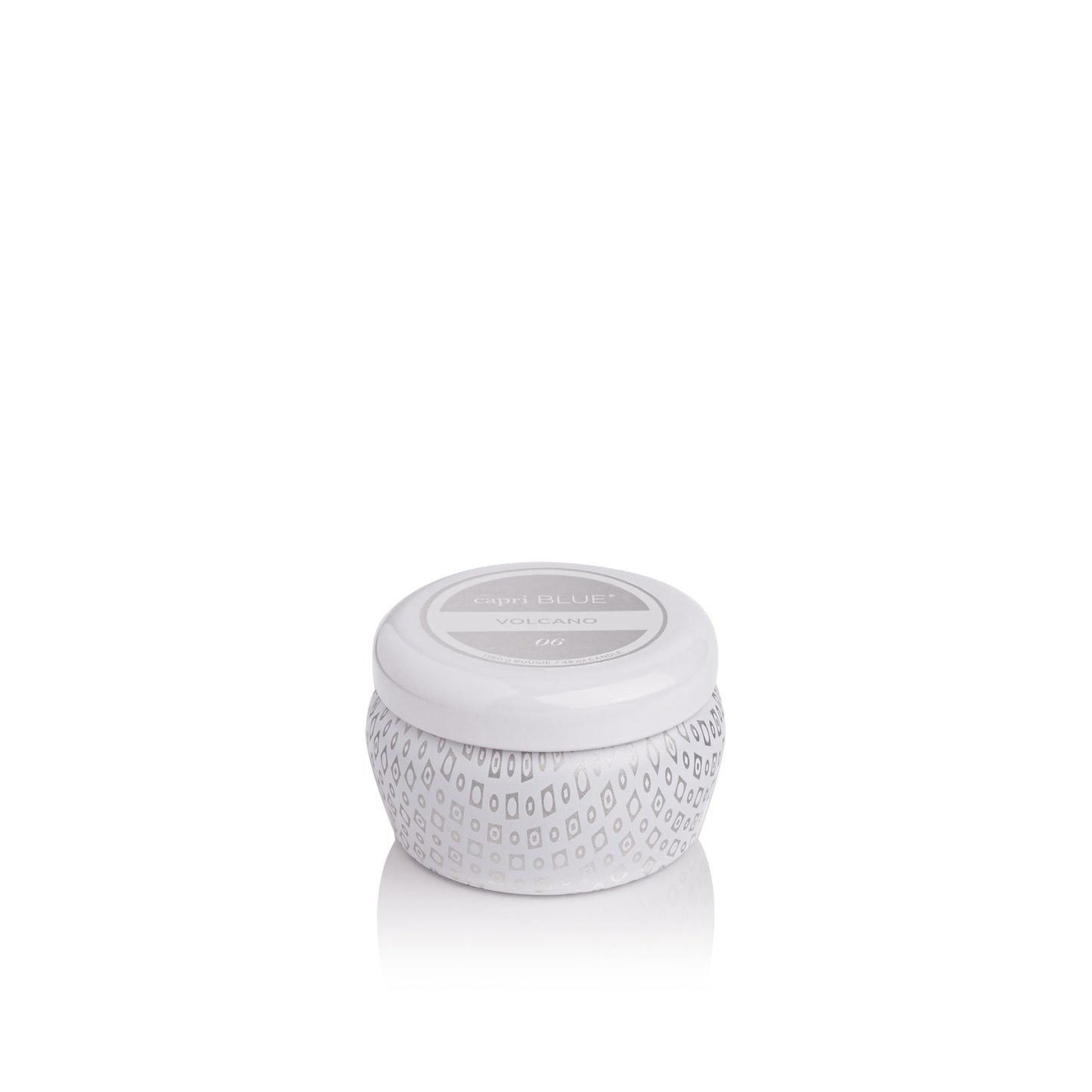 Capri Blue Volcano White Mini Tin Candle