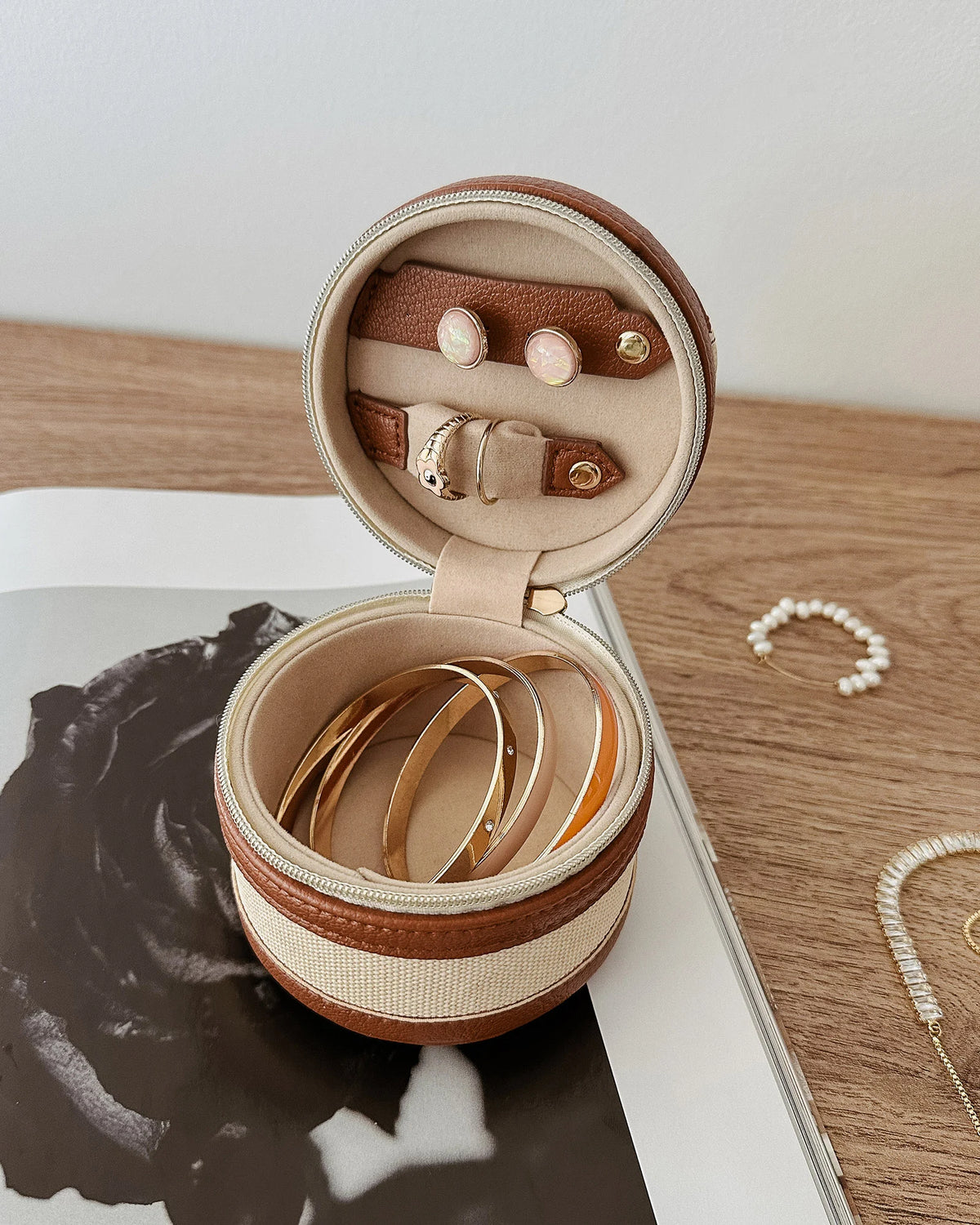Loz Jewelry Box - Canvas Tan