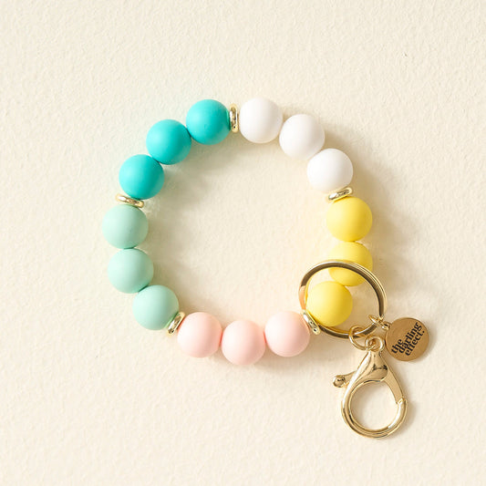 Hands-Free Keychain Wristlet-Beach Days