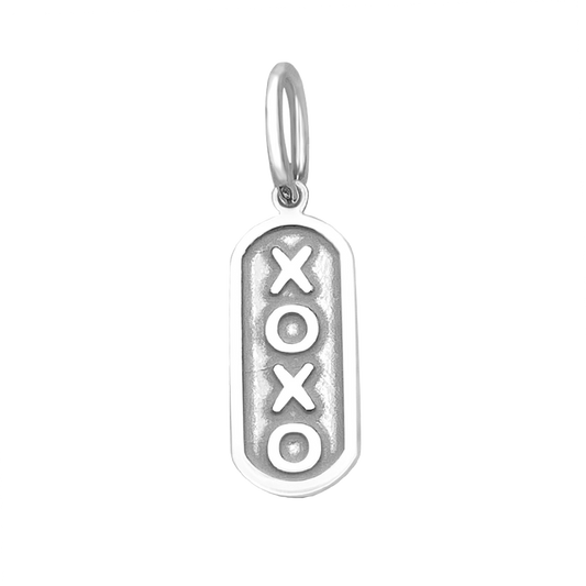 XOXO Tag Silver