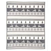 Winter Wonderland Grey Blanket