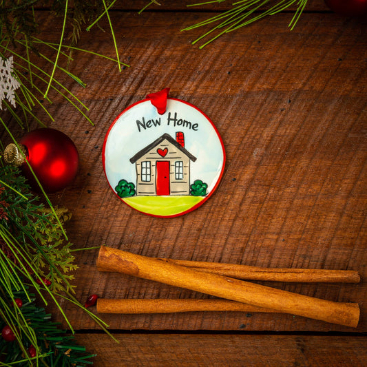 New Home Hand-Painted Ornament