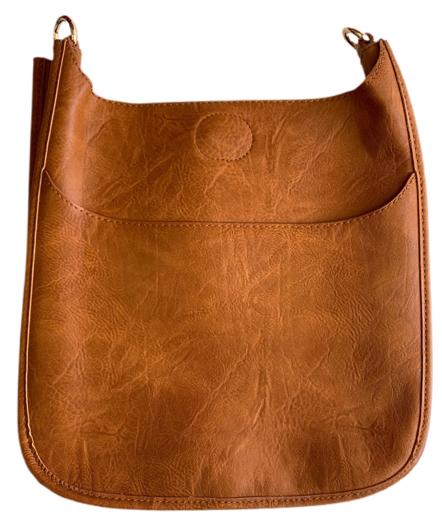 Vegan Leather Classic Messenger-NO STRAP ATTACHED