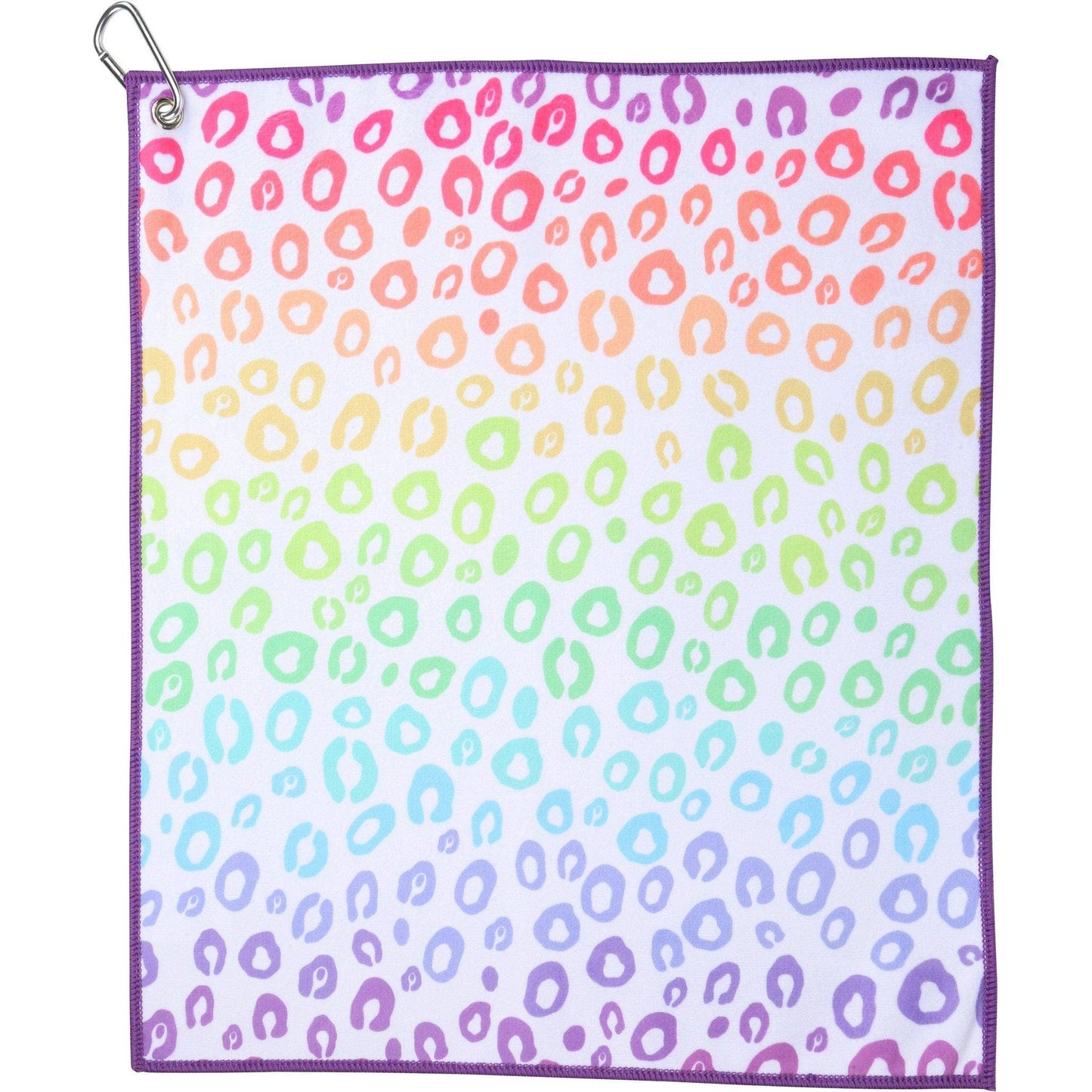 Rainbow Leopard Golf & Tennis Towel