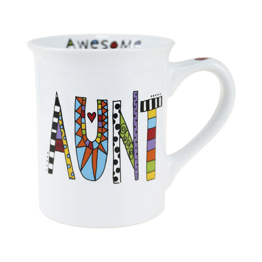 Cuppa Doodles Aunt 16 ounce Mug