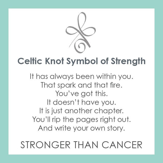 American Cancer Society Celtic Knot of Strength Silver