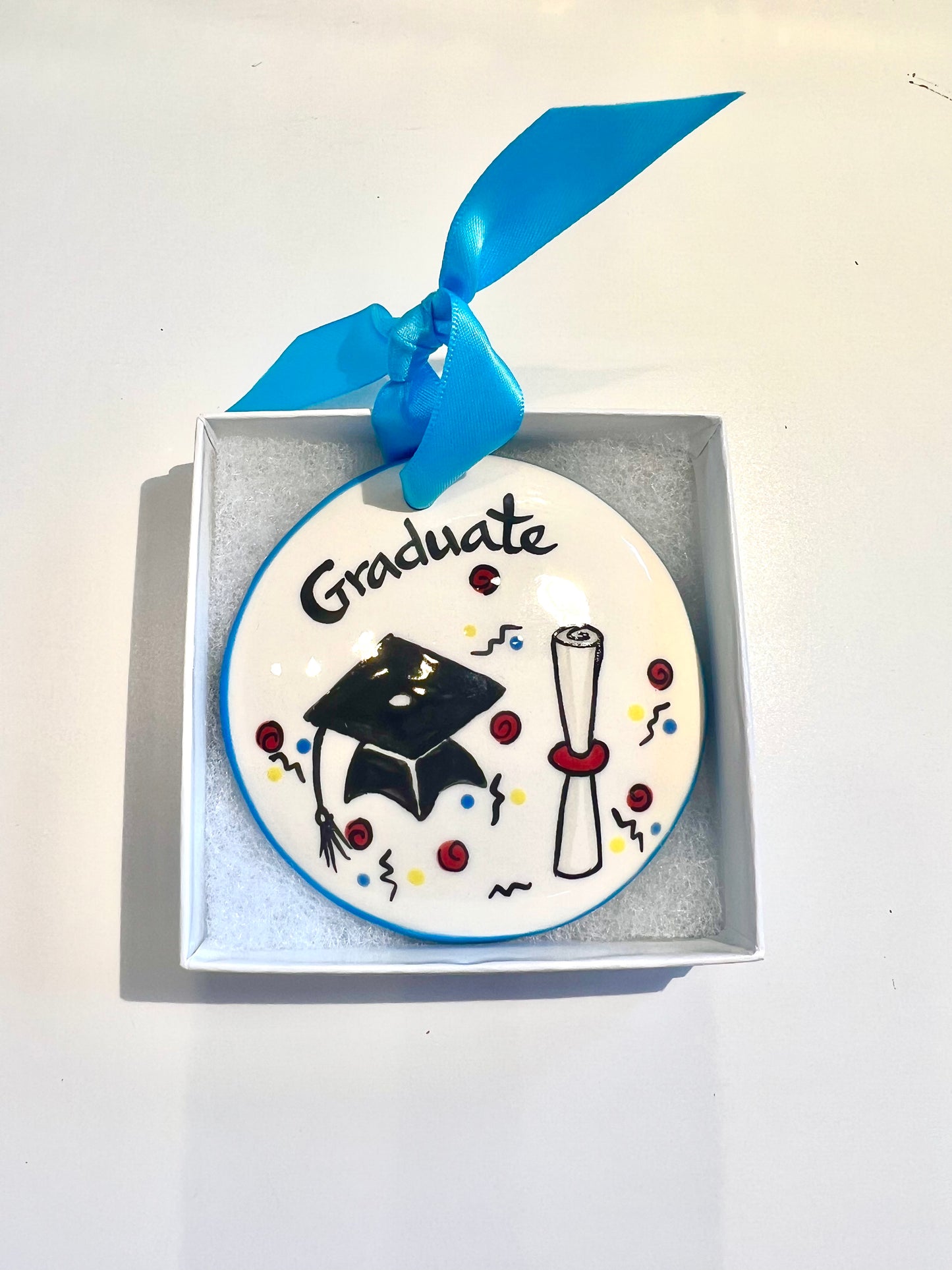 Graduate Hand-Painted Ornament