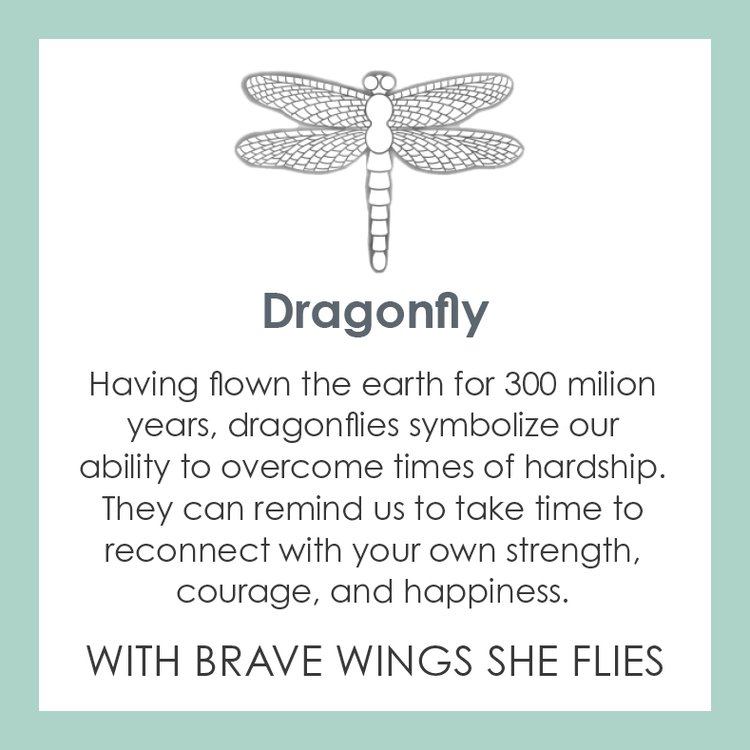 Dragonfly Silver Pendant