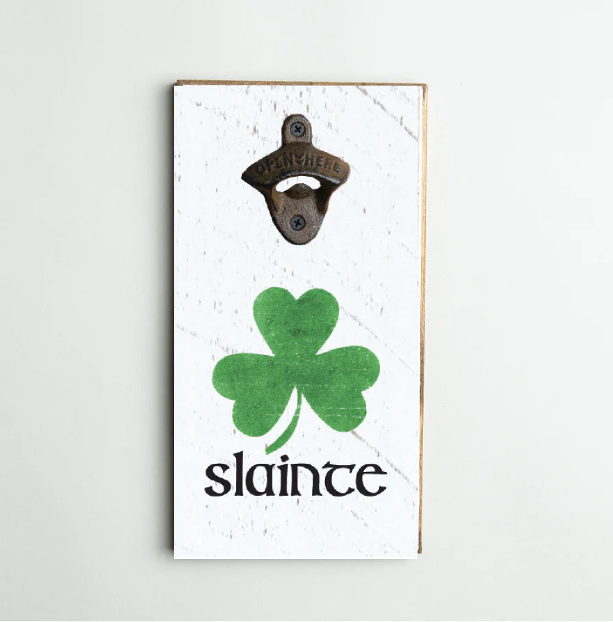 Shamrock Slainte Bottle Opener