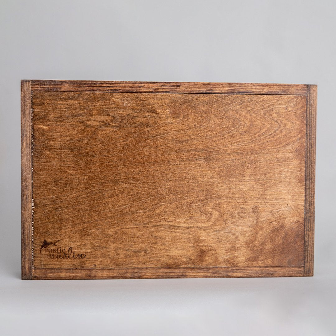 Personalized Script Wooden Serving Tray