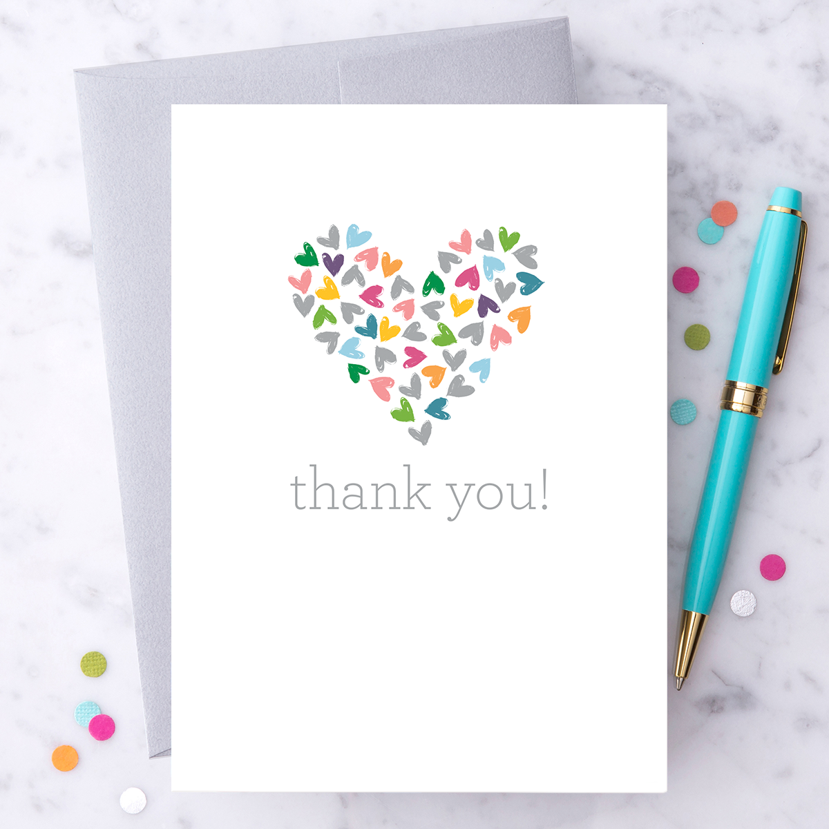 TY06 - "Thanks You Heart" Greeting Card