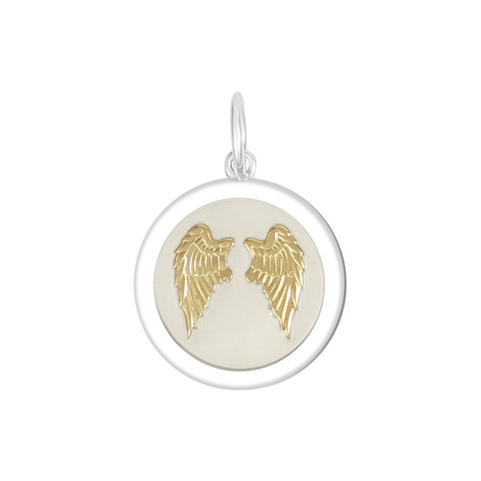 Angel Wings Fly Gold Pendant