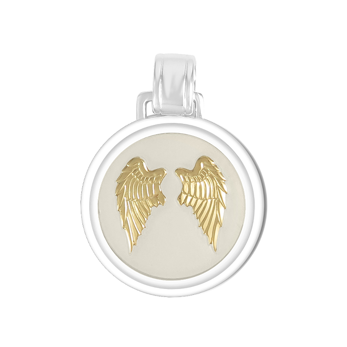 Angel Wings Fly Gold Pendant