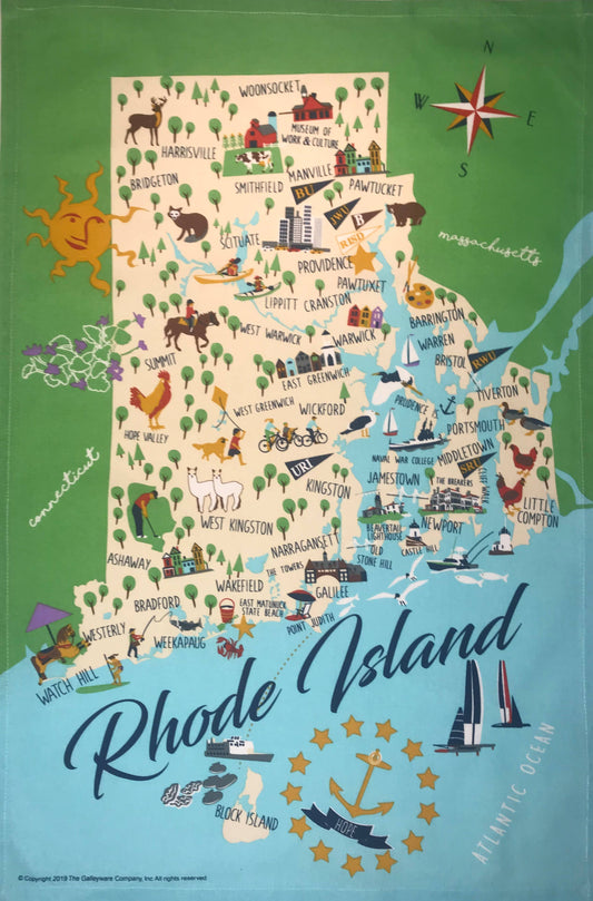 Rhode Island Kitchen Towel