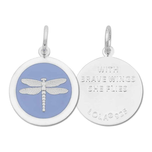 Dragonfly Silver Pendant