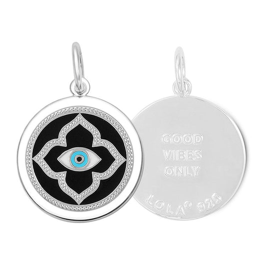 Evil Eye Silver Pendant