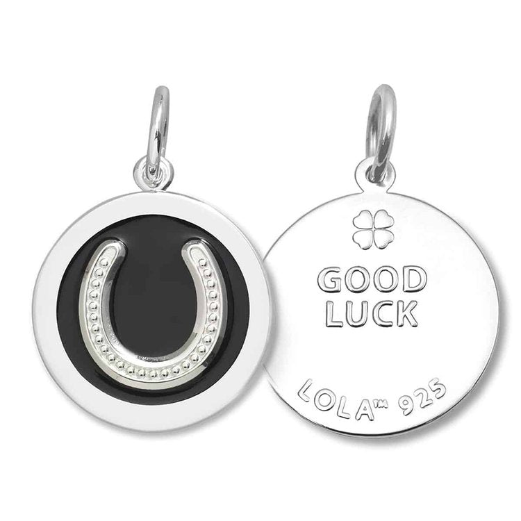 Horseshoe Silver Pendant