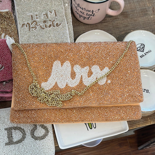 Beaded Mrs Fold Over