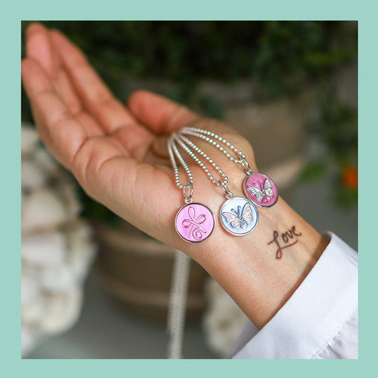 American Cancer Society Hope Butterfly Silver