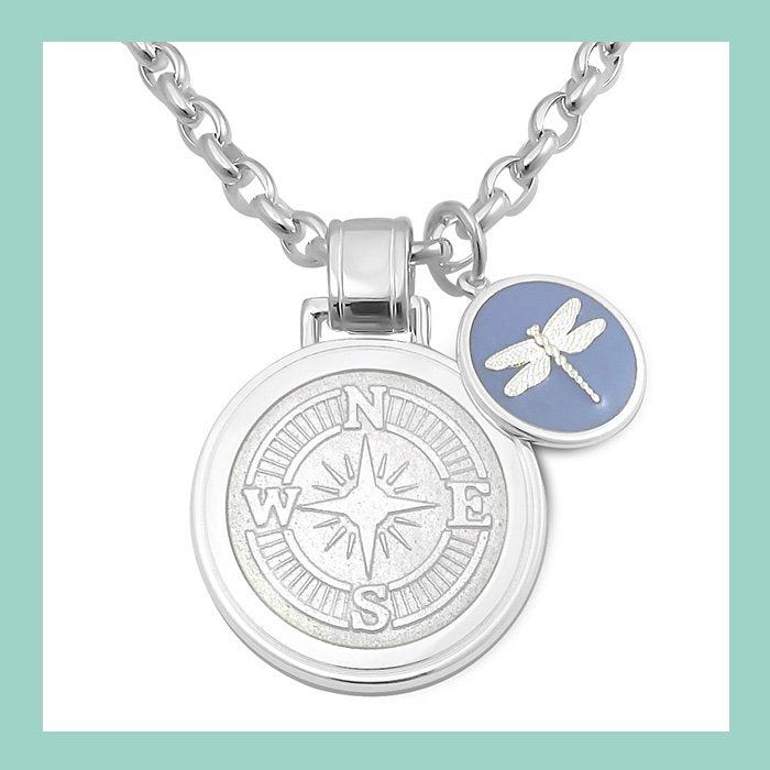 Dragonfly Silver Pendant