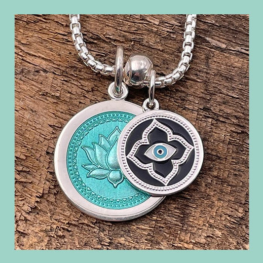 Evil Eye Silver Pendant