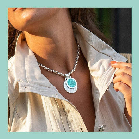 Four Leaf Clover Lucky Pendant