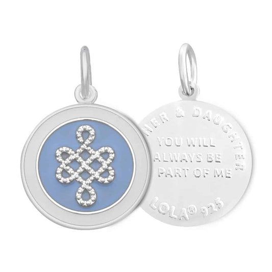 Mother & Daughter Silver Pendant