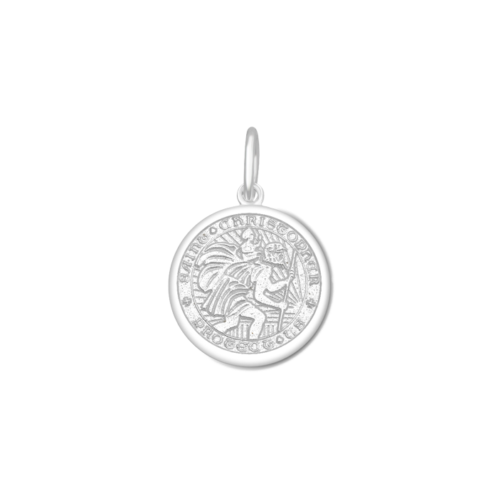 St. Christopher Silver Pendant