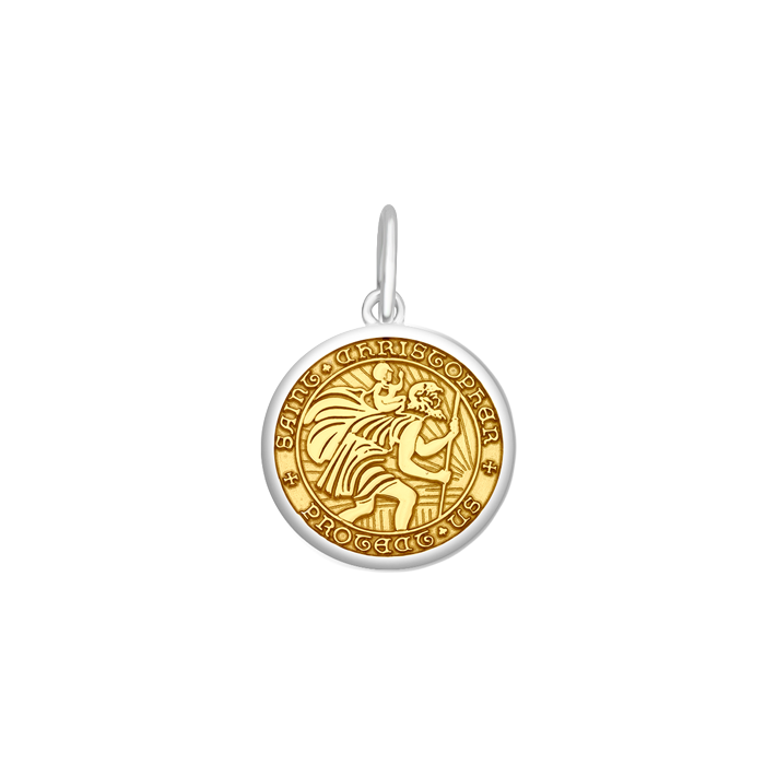 St. Christopher Silver Pendant