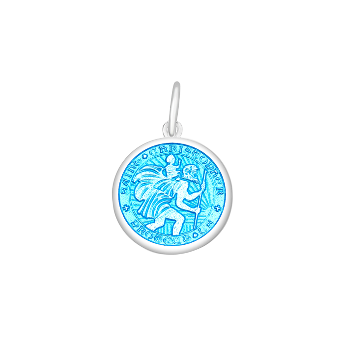 St. Christopher Silver Pendant