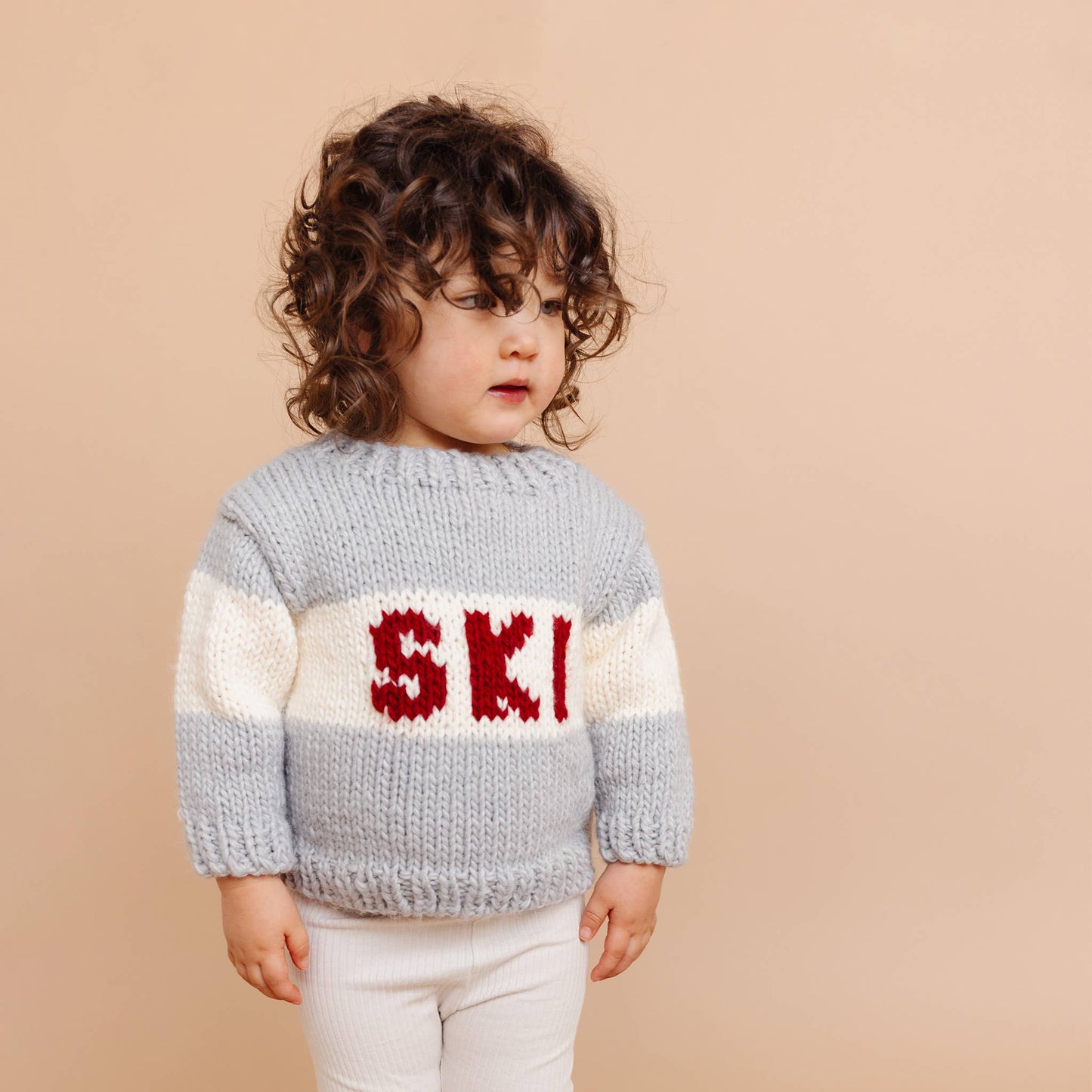 Baby Ski Sweater Bowie Grey