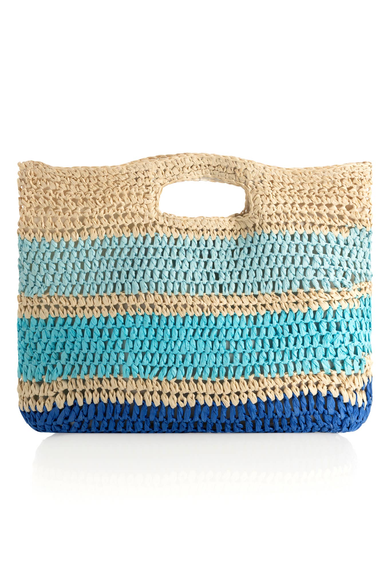 Blue Wave Top Handle Bag