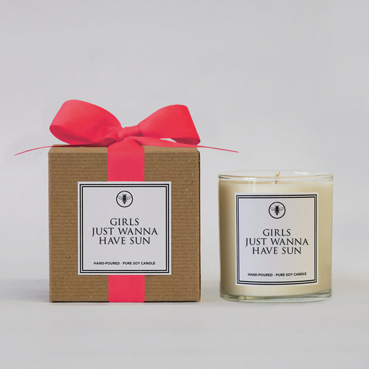 Girls Just Wanna Have Sun Soy Candle