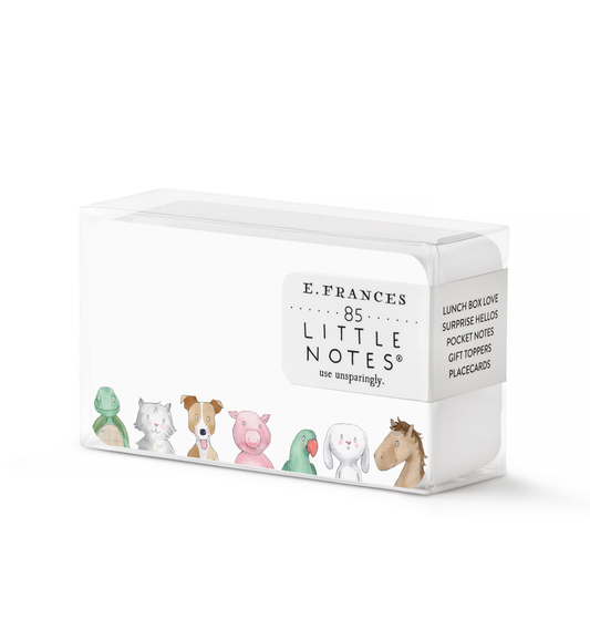 Animal Friends Little Notes® – Boxed Set of 85 Mini Notecards