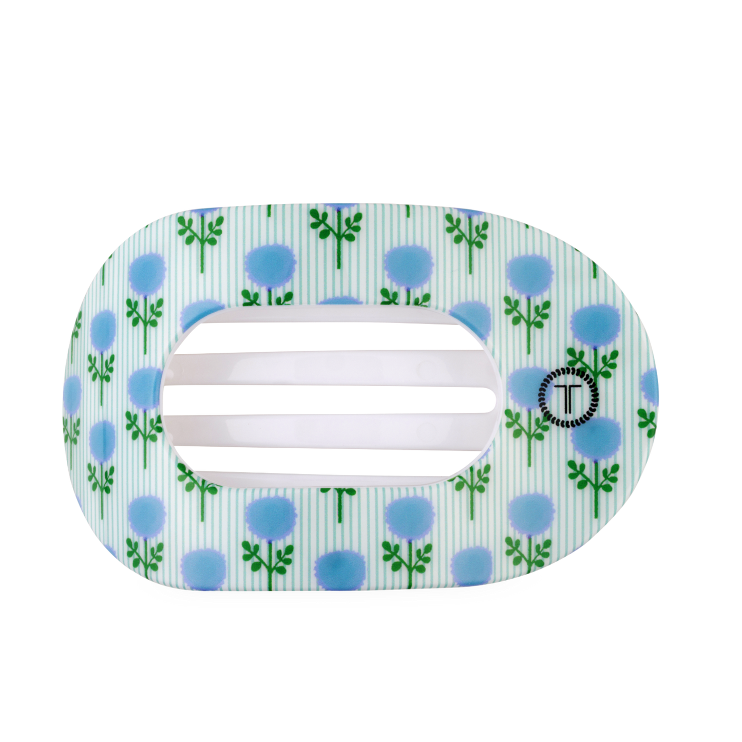 Blue Marigold | Large | Flat Round Hair Clip