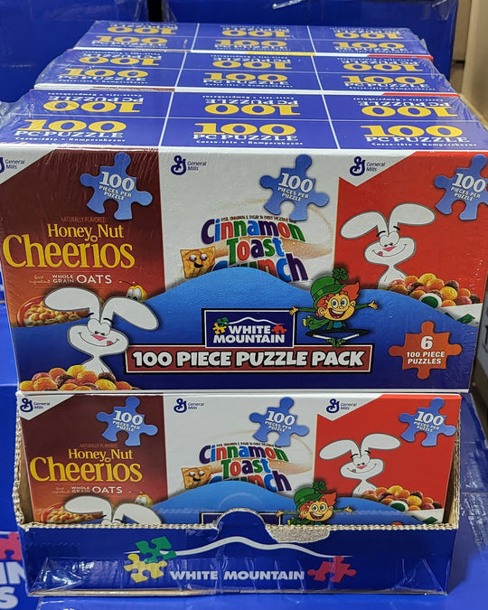 Mini Cereal Boxes 100 Piece Puzzle