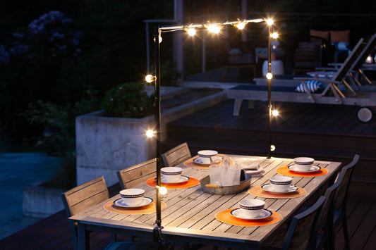 Indoor-Outdoor Table Frame for String Lights and Décor