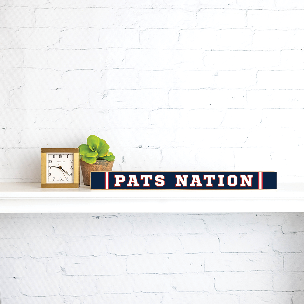 Pats Nation Skinny Sign